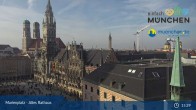 Archiv Foto Webcam Marienplatz München - Altes Rathaus 14:00