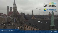 Archiv Foto Webcam Marienplatz München - Altes Rathaus 07:00