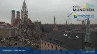 Archiv Foto Webcam Marienplatz München - Altes Rathaus 07:00