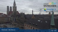 Archiv Foto Webcam Marienplatz München - Altes Rathaus 12:00