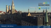 Archiv Foto Webcam Marienplatz München - Altes Rathaus 06:00