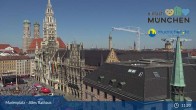 Archiv Foto Webcam Marienplatz München - Altes Rathaus 10:00