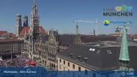 Archiv Foto Webcam Marienplatz München - Altes Rathaus 12:00