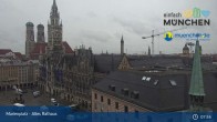 Archiv Foto Webcam Marienplatz München - Altes Rathaus 07:00