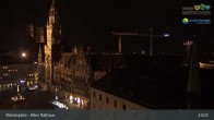 Archiv Foto Webcam Marienplatz München - Altes Rathaus 02:00