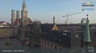 Archiv Foto Webcam Marienplatz München - Altes Rathaus 06:00