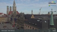 Archiv Foto Webcam Marienplatz München - Altes Rathaus 08:00