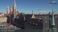 Archiv Foto Webcam Marienplatz München - Altes Rathaus 08:00
