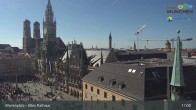Archiv Foto Webcam Marienplatz München - Altes Rathaus 16:00