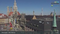 Archiv Foto Webcam Marienplatz München - Altes Rathaus 10:00