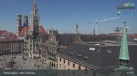 Archiv Foto Webcam Marienplatz München - Altes Rathaus 12:00