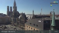 Archiv Foto Webcam Marienplatz München - Altes Rathaus 16:00