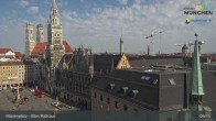 Archiv Foto Webcam Marienplatz München - Altes Rathaus 08:00