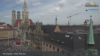 Archiv Foto Webcam Marienplatz München - Altes Rathaus 10:00