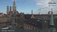 Archiv Foto Webcam Marienplatz München - Altes Rathaus 08:00