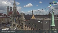 Archiv Foto Webcam Marienplatz München - Altes Rathaus 10:00