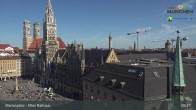 Archiv Foto Webcam Marienplatz München - Altes Rathaus 08:00