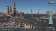 Archiv Foto Webcam Marienplatz München - Altes Rathaus 12:00