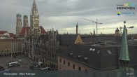Archiv Foto Webcam Marienplatz München - Altes Rathaus 06:00