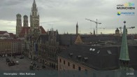 Archiv Foto Webcam Marienplatz München - Altes Rathaus 07:00