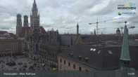 Archiv Foto Webcam Marienplatz München - Altes Rathaus 14:00