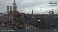 Archiv Foto Webcam Marienplatz München - Altes Rathaus 07:00