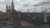 Archiv Foto Webcam Marienplatz München - Altes Rathaus 10:00