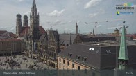 Archiv Foto Webcam Marienplatz München - Altes Rathaus 14:00