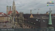 Archiv Foto Webcam Marienplatz München - Altes Rathaus 10:00