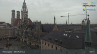 Archiv Foto Webcam Marienplatz München - Altes Rathaus 08:00