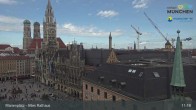 Archiv Foto Webcam Marienplatz München - Altes Rathaus 10:00