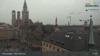 Archiv Foto Webcam Marienplatz München - Altes Rathaus 16:00