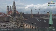 Archiv Foto Webcam Marienplatz München - Altes Rathaus 12:00