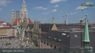 Archiv Foto Webcam Marienplatz München - Altes Rathaus 10:00