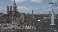 Archiv Foto Webcam Marienplatz München - Altes Rathaus 12:00