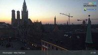 Archiv Foto Webcam Marienplatz München - Altes Rathaus 20:00