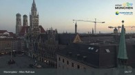 Archiv Foto Webcam Marienplatz München - Altes Rathaus 04:00