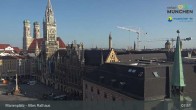 Archiv Foto Webcam Marienplatz München - Altes Rathaus 07:00