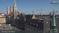 Archiv Foto Webcam Marienplatz München - Altes Rathaus 08:00