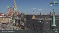 Archiv Foto Webcam Marienplatz München - Altes Rathaus 10:00