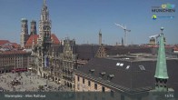 Archiv Foto Webcam Marienplatz München - Altes Rathaus 12:00