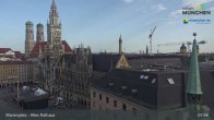 Archiv Foto Webcam Marienplatz München - Altes Rathaus 07:00