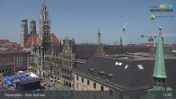 Archiv Foto Webcam Marienplatz München - Altes Rathaus 12:00