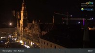 Archiv Foto Webcam Marienplatz München - Altes Rathaus 02:00