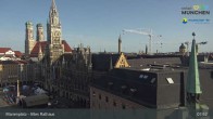 Archiv Foto Webcam Marienplatz München - Altes Rathaus 07:00