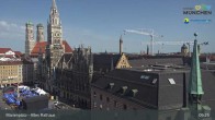 Archiv Foto Webcam Marienplatz München - Altes Rathaus 08:00