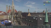 Archiv Foto Webcam Marienplatz München - Altes Rathaus 10:00