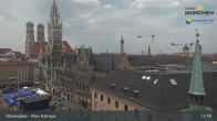 Archiv Foto Webcam Marienplatz München - Altes Rathaus 12:00