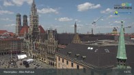Archiv Foto Webcam Marienplatz München - Altes Rathaus 07:00