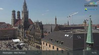 Archiv Foto Webcam Marienplatz München - Altes Rathaus 09:00